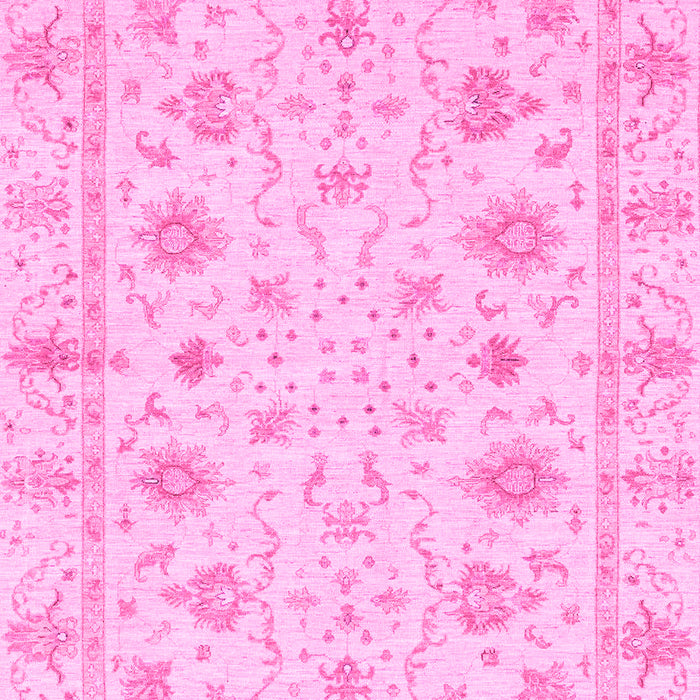 Machine Washable Oriental Pink Modern Rug, wshabs3395pnk