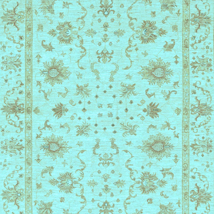 Oriental Light Blue Modern Rug, abs3395lblu
