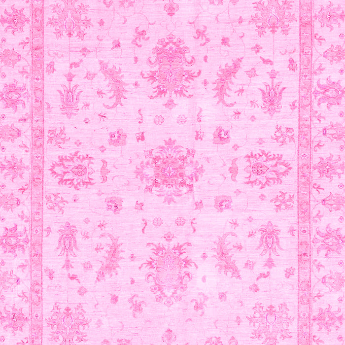 Machine Washable Oriental Pink Modern Rug, wshabs3396pnk