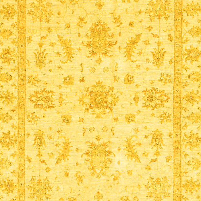 Oriental Yellow Modern Rug, abs3396yw