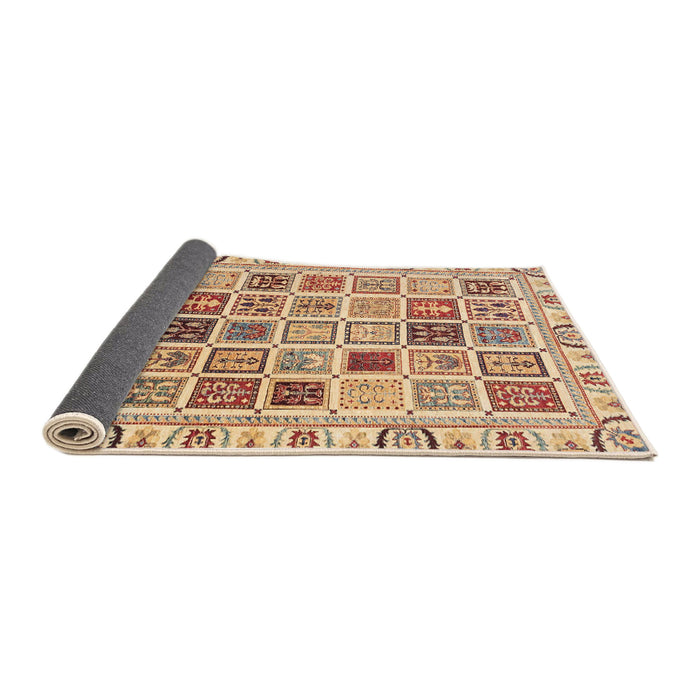 Sideview of Abstract Chestnut Red Oriental Rug, abs3397