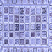 Square Oriental Blue Modern Rug, abs3397blu