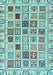 Oriental Light Blue Modern Rug, abs3397lblu