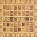 Square Oriental Brown Modern Rug, abs3397brn