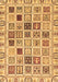 Machine Washable Oriental Brown Modern Rug, wshabs3397brn