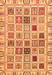 Oriental Orange Modern Rug, abs3397org