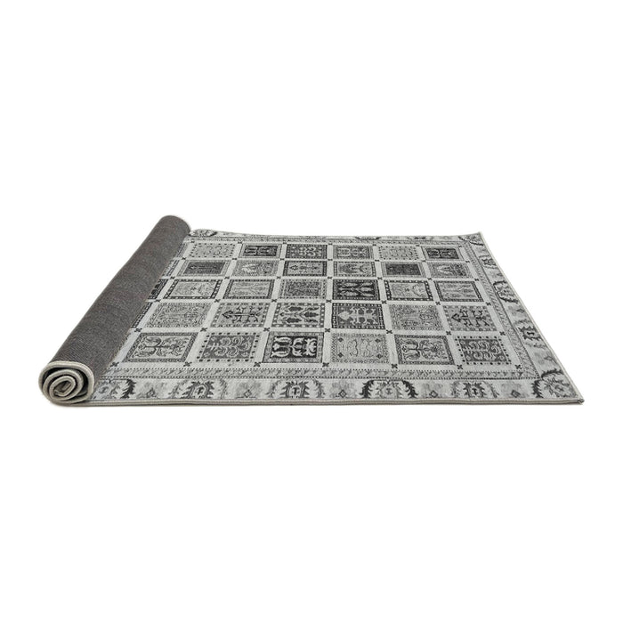 Sideview of Oriental Gray Modern Rug, abs3397gry