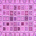 Square Oriental Purple Modern Rug, abs3397pur