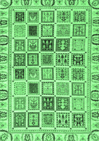 Oriental Emerald Green Modern Rug, abs3397emgrn