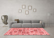 Modern Red Washable Rugs