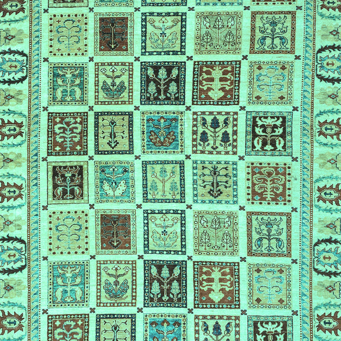 Oriental Turquoise Modern Rug, abs3397turq