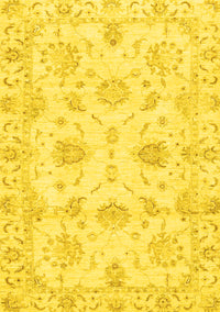 Oriental Yellow Modern Rug, abs3398yw