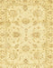 Abstract Mustard Yellow Oriental Rug, abs3398