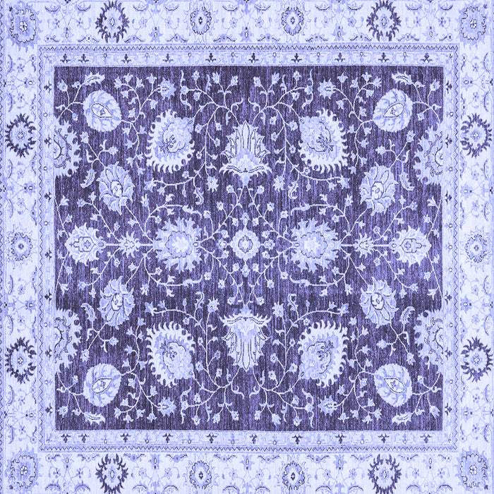 Square Oriental Blue Modern Rug, abs3399blu