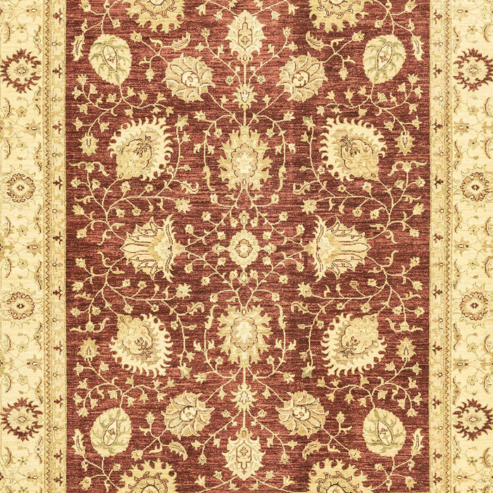 Machine Washable Abstract Mustard Yellow Rug, wshabs3399