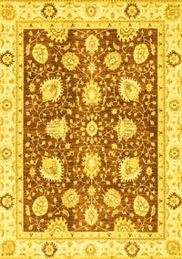 Oriental Yellow Modern Rug, abs3399yw