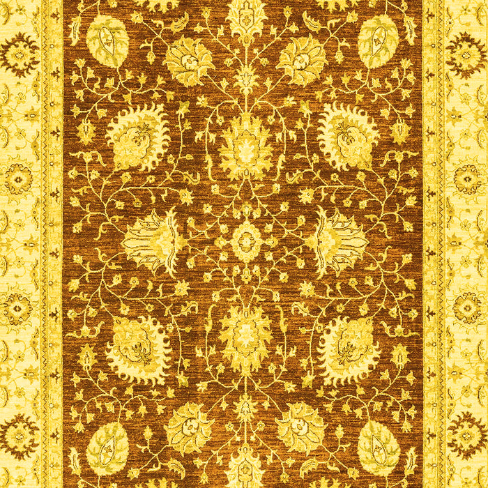 Oriental Yellow Modern Rug, abs3399yw