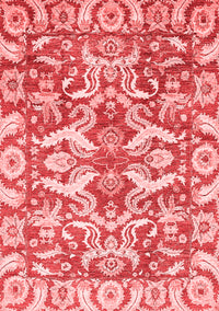 Abstract Red Modern Rug, abs339red