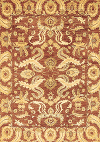 Abstract Brown Modern Rug, abs339brn