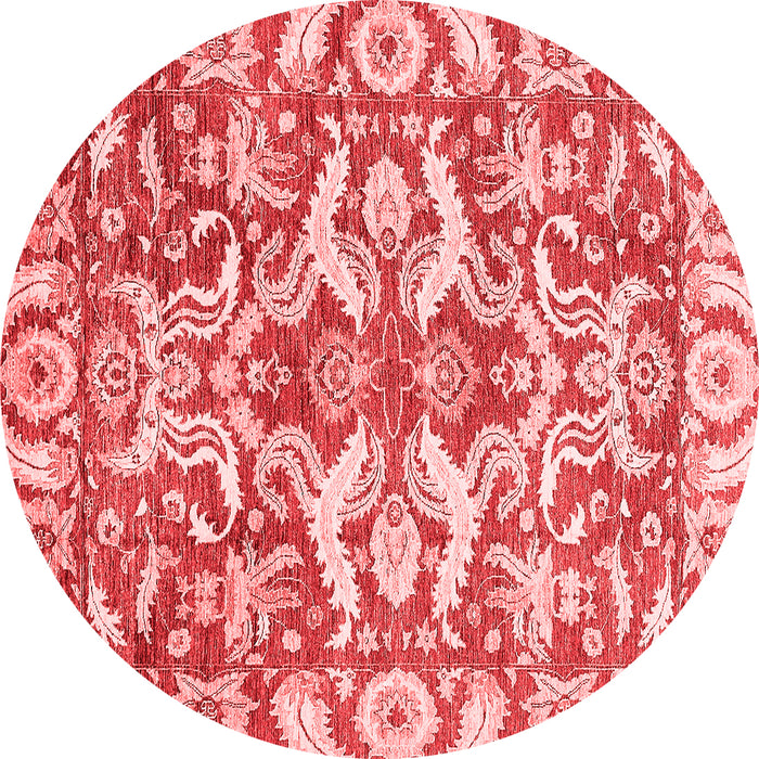 Abstract Red Modern Rug, abs339red