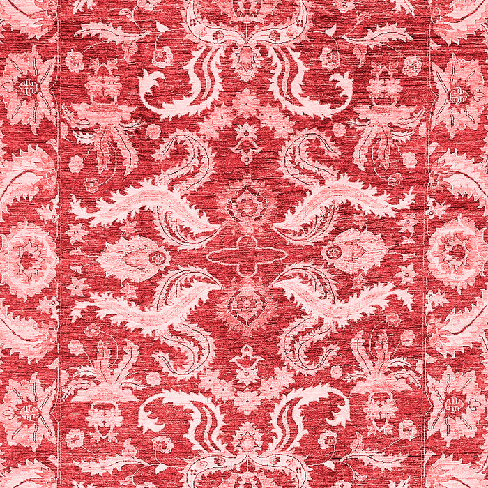 Machine Washable Abstract Red Modern Rug, wshabs339red