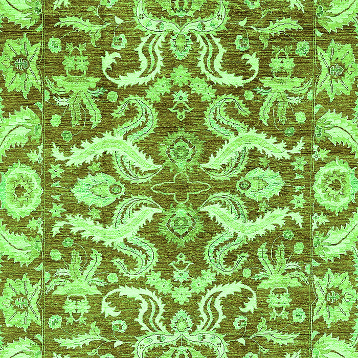 Abstract Green Modern Rug, abs339grn