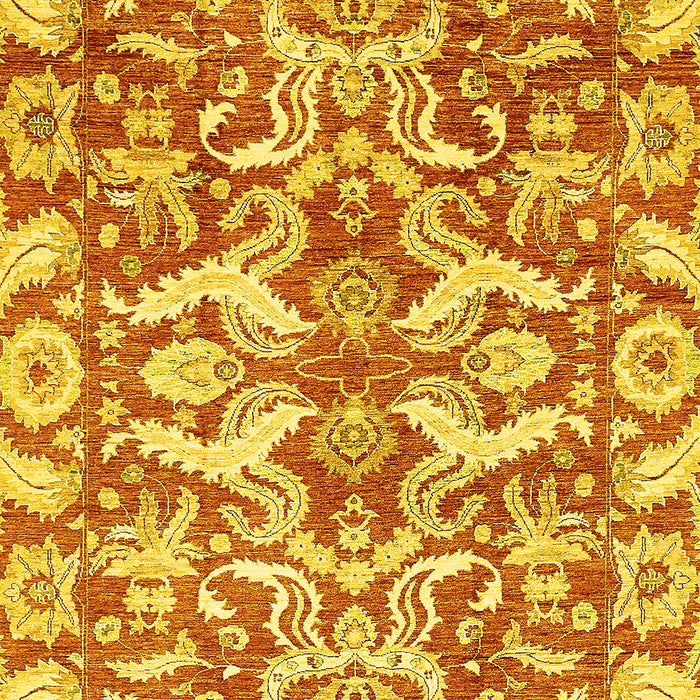 Machine Washable Abstract Yellow Modern Rug, wshabs339yw