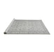 Sideview of Machine Washable Oriental Gray Traditional Rug, wshabs33gry