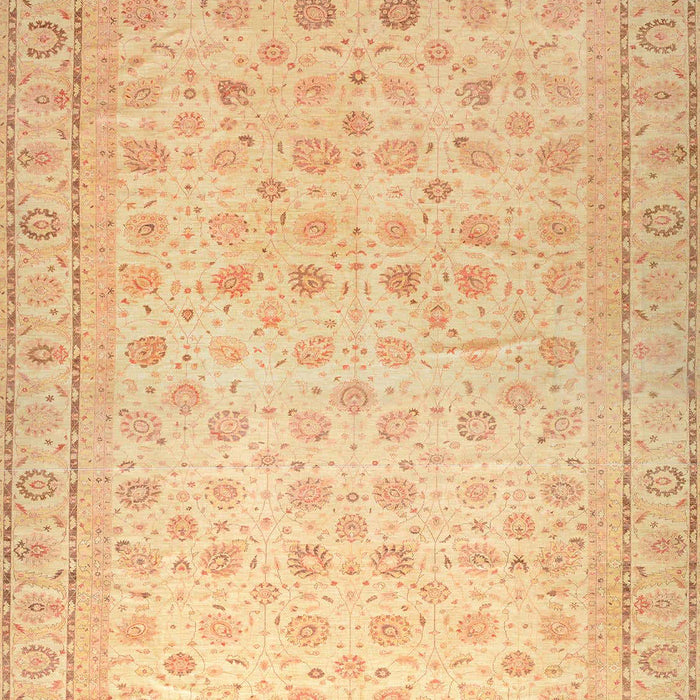 Machine Washable Abstract Orange Rug, wshabs33