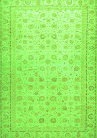 Oriental Green Traditional Rug, abs33grn