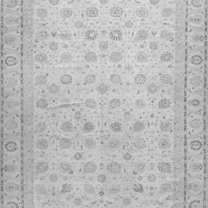 Machine Washable Oriental Gray Traditional Rug, wshabs33gry