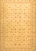 Machine Washable Oriental Brown Traditional Rug, wshabs33brn