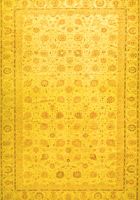 Oriental Yellow Traditional Rug, abs33yw