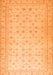 Machine Washable Oriental Orange Traditional Area Rugs, wshabs33org