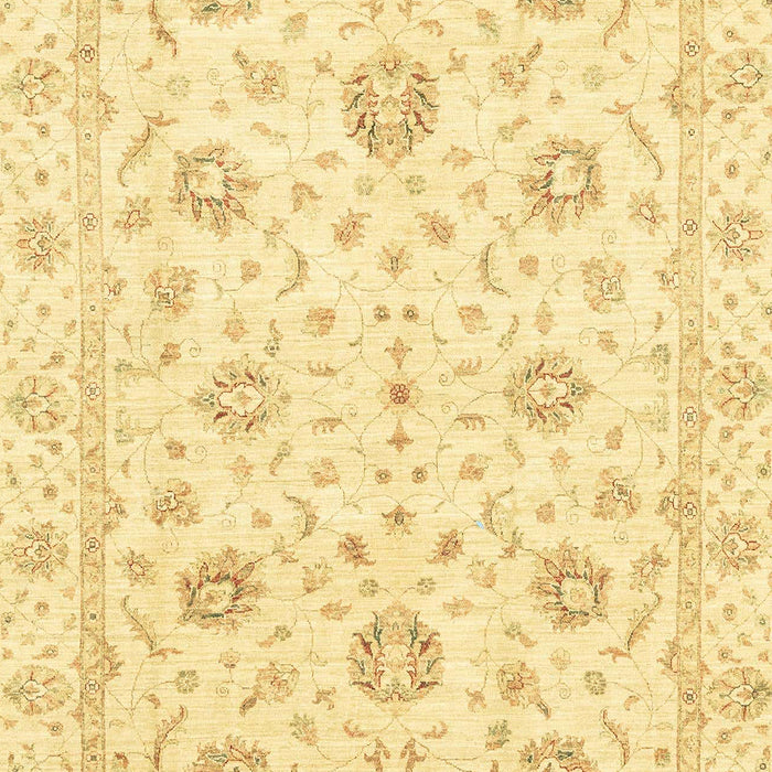Machine Washable Abstract Mustard Yellow Rug, wshabs3400