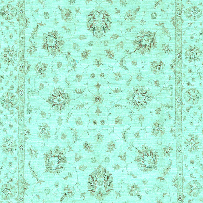 Oriental Light Blue Modern Rug, abs3400lblu