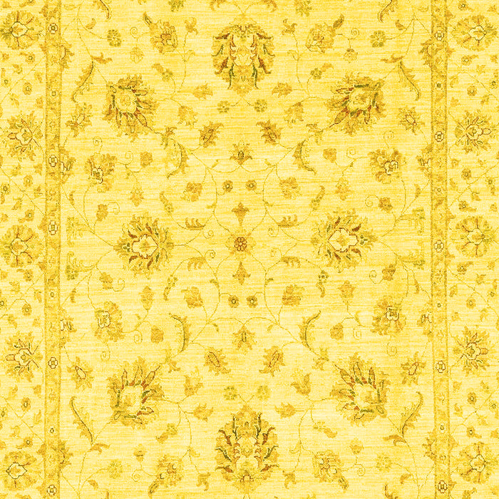 Oriental Yellow Modern Rug, abs3400yw