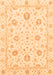 Machine Washable Oriental Orange Modern Area Rugs, wshabs3400org