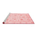 Modern Red Washable Rugs