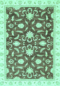 Oriental Turquoise Modern Rug, abs3401turq