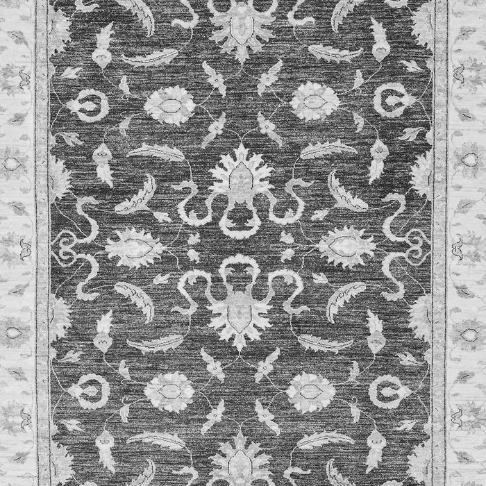 Machine Washable Oriental Gray Modern Rug, wshabs3401gry
