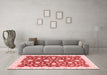 Modern Red Washable Rugs