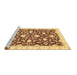 Sideview of Machine Washable Oriental Brown Modern Rug, wshabs3401brn