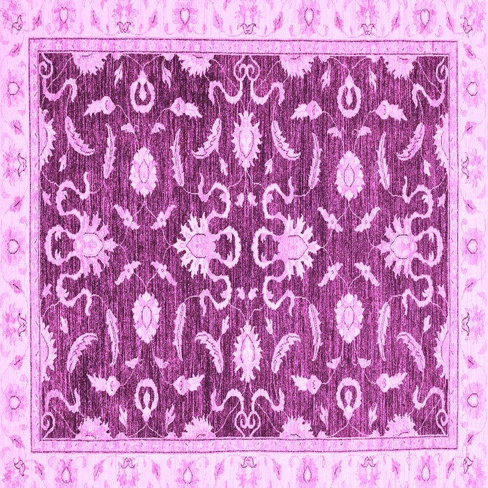 Square Oriental Purple Modern Rug, abs3401pur