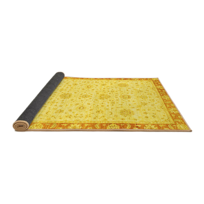 Sideview of Oriental Yellow Traditional Rug, abs3402yw