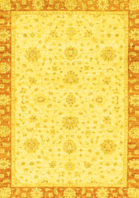 Oriental Yellow Traditional Rug, abs3402yw