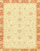 Machine Washable Abstract Sun Yellow Rug, wshabs3402