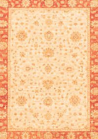 Oriental Orange Traditional Rug, abs3402org