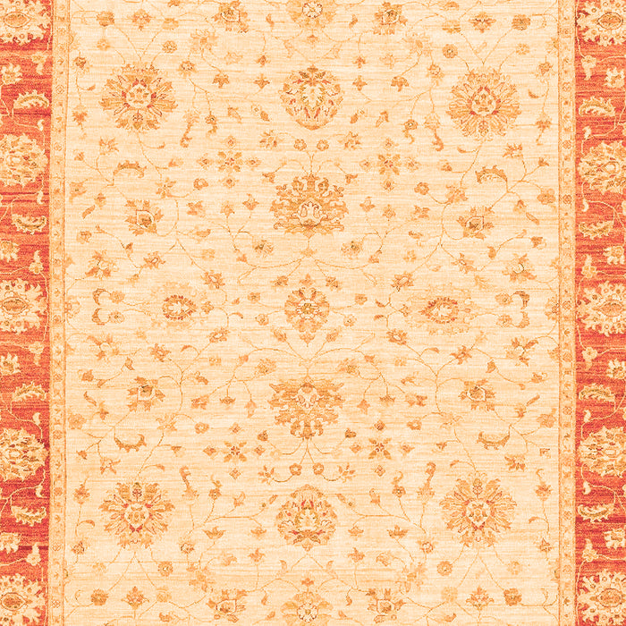 Oriental Orange Traditional Rug, abs3402org