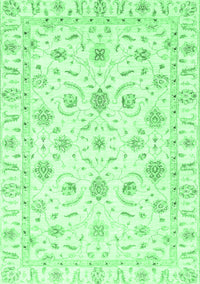 Oriental Emerald Green Traditional Rug, abs3403emgrn